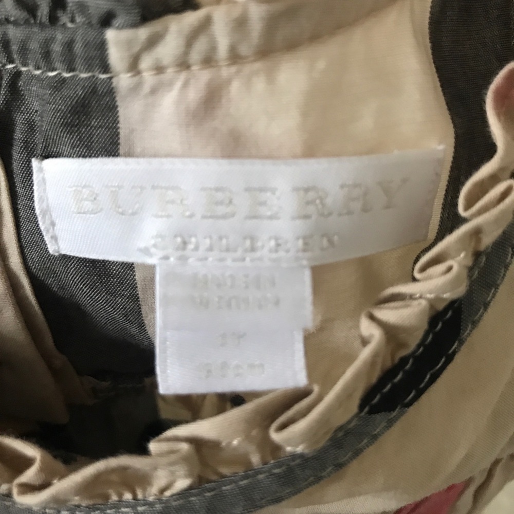 Girls 3T Burberry Dress